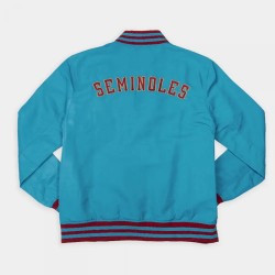Florida State Seminole Turquoise Bomber Jacket