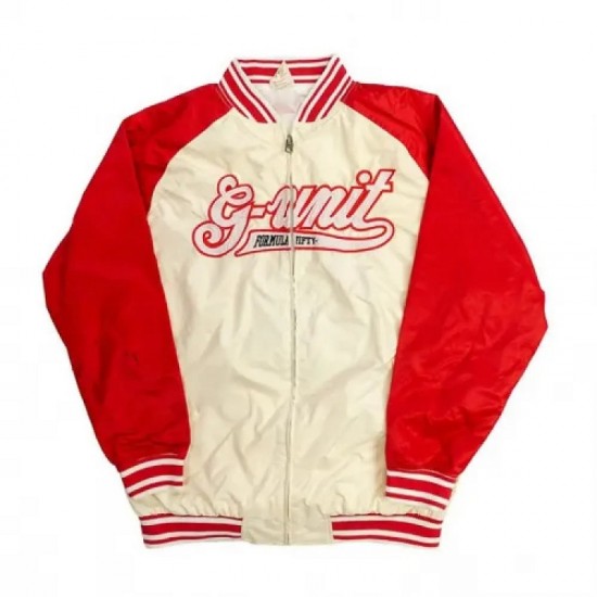 Formula Fifty G Unit Satin Red Bomber Jacket Formula Fifty G Unit Satin Red Bomber Jacket