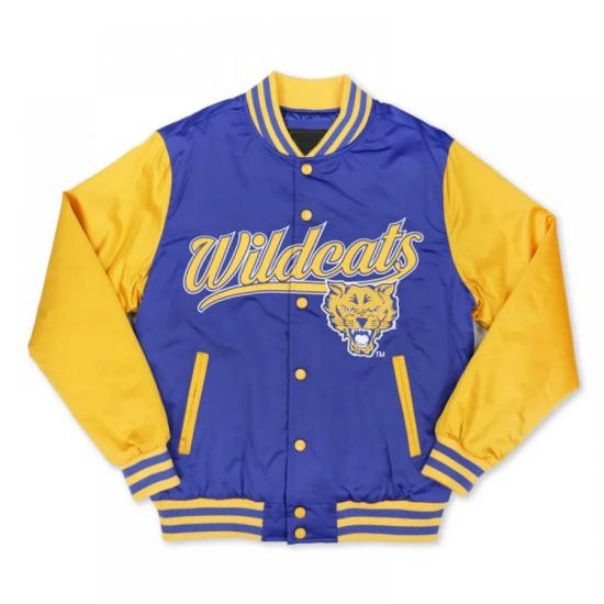 Fort Valley State Wildcats Blue and Gold Jacket Fort Valley State Wildcats Blue and Gold Jacket