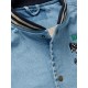 Friends With Animals Denim Varsity Jacket Friends With Animals Denim Varsity Jacket