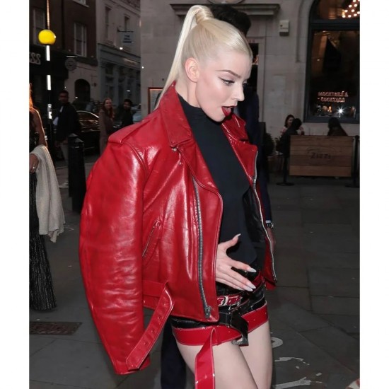 Furiosa Red Leather Jacket Furiosa Red Leather Jacket