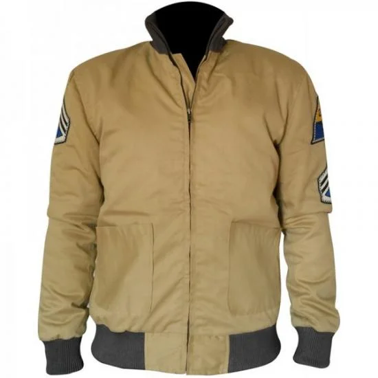 Fury Brad Pitt Tanker WW2 Jacket