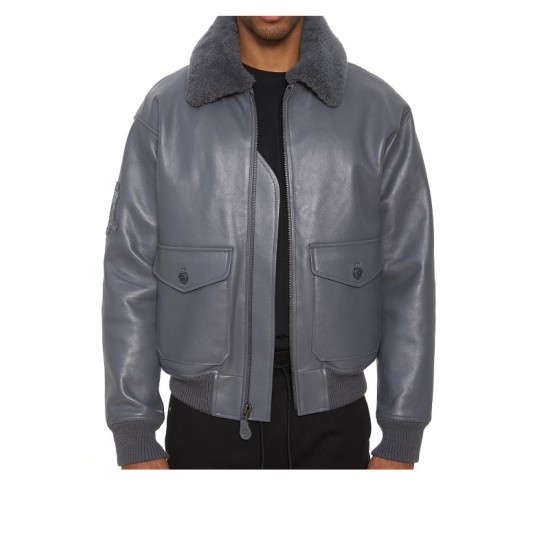 G-1 Black Biker Bomber Jacket G-1 Black Biker Bomber Jacket