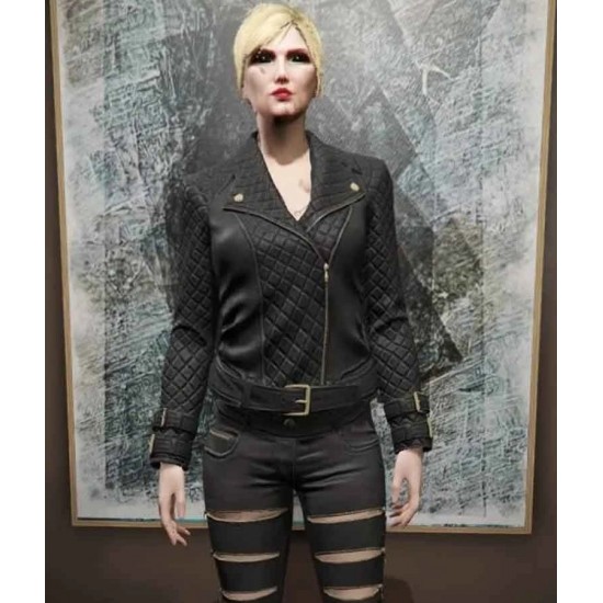 GTA 6 Female Protagonist Leather Jacket GTA 6 Female Protagonist Leather Jacket