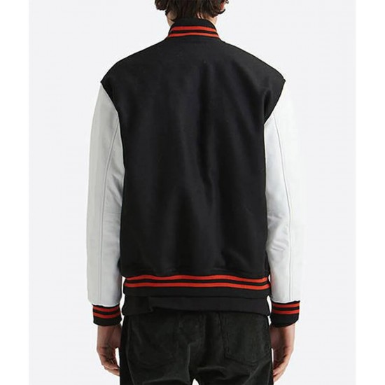 Gabriel Black and White W Letterman Jacket Gabriel Black and White W Letterman Jacket