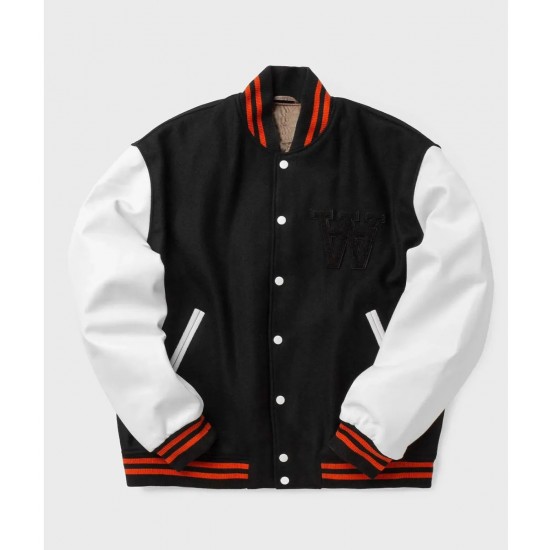 Gabriel Black and White W Letterman Jacket Gabriel Black and White W Letterman Jacket
