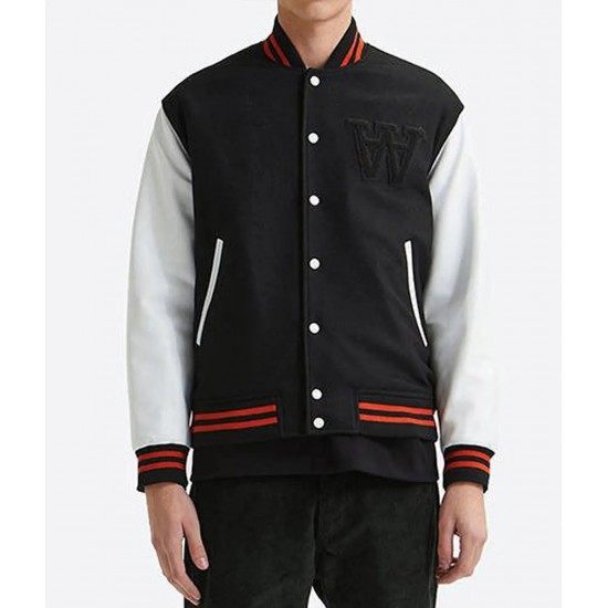 Gabriel Black and White W Letterman Jacket Gabriel Black and White W Letterman Jacket