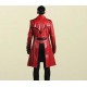 Genuine Leather Men’s Red Coat Handmade Gothic Leather Jacket for Men Genuine Leather Men’s Red Coat Handmade Gothic Leather Jacket for Men