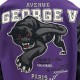 George V Panther Purple Wool Varsity Jacket George V Panther Purple Wool Varsity Jacket