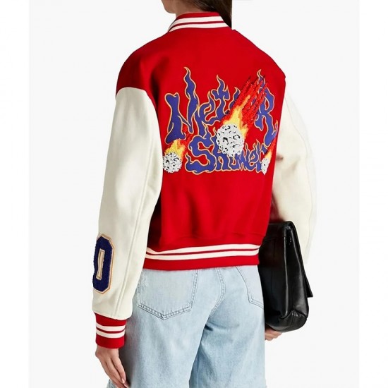 Gigi Hadid Meteor Shower Varsity Jacket Gigi Hadid Meteor Shower Varsity Jacket
