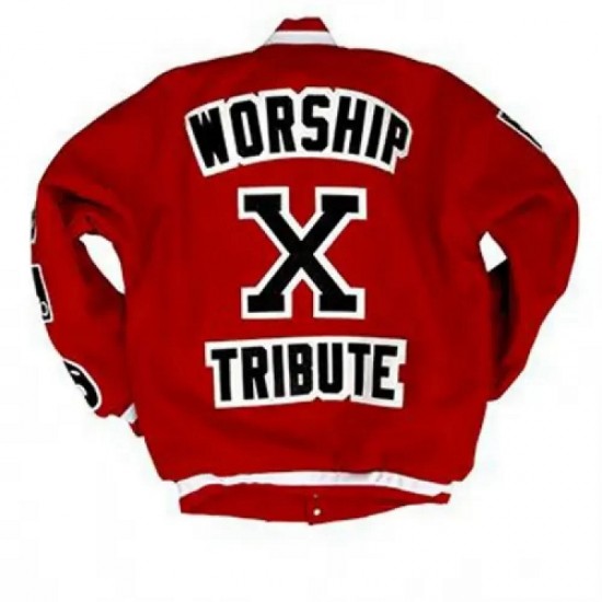 Glassjaw Letterman Red Wool Jacket Glassjaw Letterman Red Wool Jacket