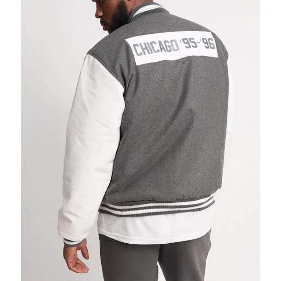 Goat 23 Varsity Grey Jacket Goat 23 Varsity Grey Jacket