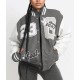Goat 23 Varsity Grey Jacket Goat 23 Varsity Grey Jacket