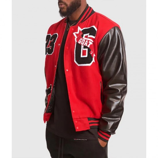 Goat 23 Varsity Red Jacket Goat 23 Varsity Red Jacket