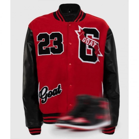 Goat 23 Varsity Red Jacket Goat 23 Varsity Red Jacket