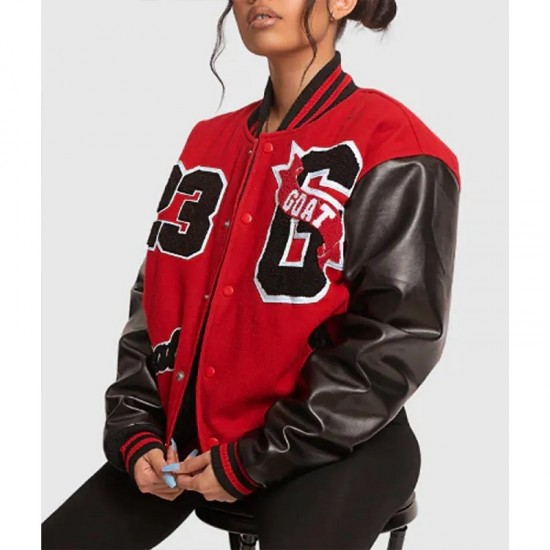 Goat 23 Varsity Red Jacket Goat 23 Varsity Red Jacket