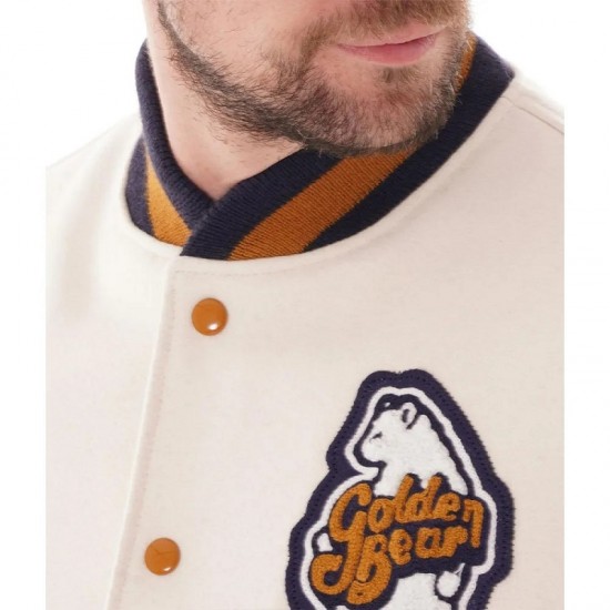 Golden Bear Patch Varsity Jacket Golden Bear Patch Varsity Jacket