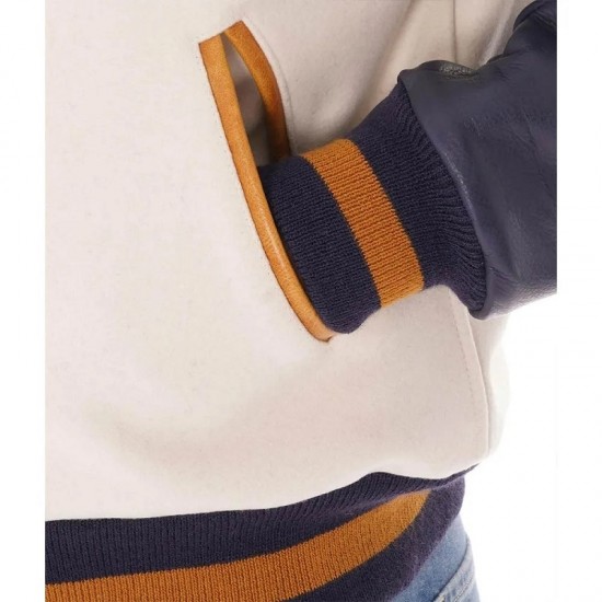 Golden Bear Patch Varsity Jacket Golden Bear Patch Varsity Jacket