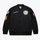 Golden State Warriors Black Out Satin Jacket Golden State Warriors Black Out Satin Jacket