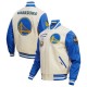Golden State Warriors Pro Standard Retro Classic Varsity Full-Zip Jacket Golden State Warriors Pro Standard Retro Classic Varsity Full-Zip Jacket