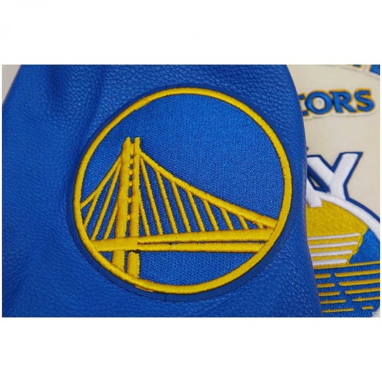Golden State Warriors Pro Standard Retro Classic Varsity Full-Zip Jacket Golden State Warriors Pro Standard Retro Classic Varsity Full-Zip Jacket