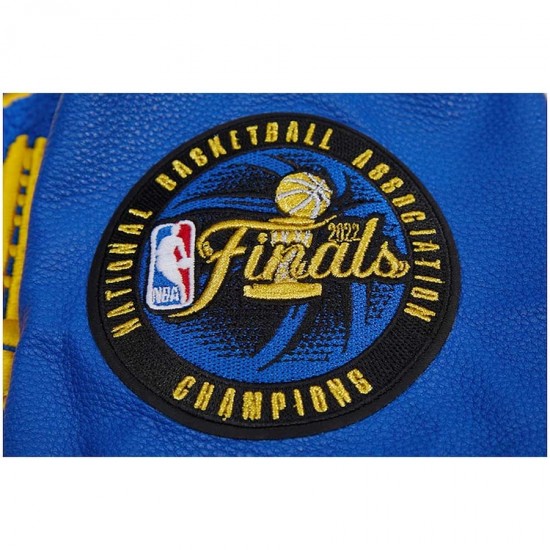 Golden State Warriors Pro Standard Retro Classic Varsity Full-Zip Jacket Golden State Warriors Pro Standard Retro Classic Varsity Full-Zip Jacket