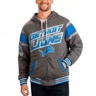 Gray Detroit Lions Extreme Hoodie