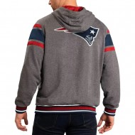 Gray New England Patriots Extreme Hoodie