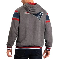 Gray New England Patriots Extreme Hoodie