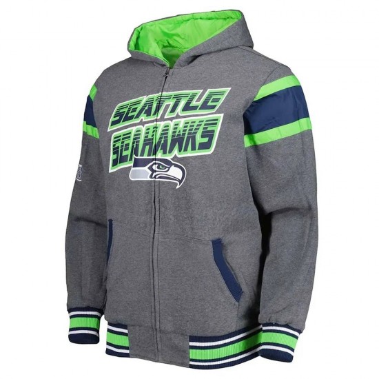 Gray Seattle Seahawks Extreme Hoodie