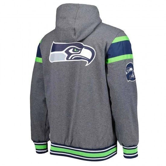 Gray Seattle Seahawks Extreme Hoodie