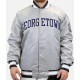 Gray Villa Georgetown Hoyas Team Bomber Satin Jacket Gray Villa Georgetown Hoyas Team Bomber Satin Jacket