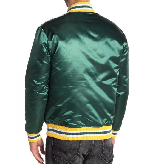 Green Bay Packers Satin Jacket Green Bay Packers Satin Jacket