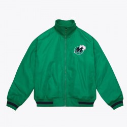 Green Dallas Mavericks Satin Jacket