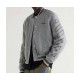 Grey Off White Varsity Wool Jacket Grey Off White Varsity Wool Jacket