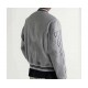 Grey Off White Varsity Wool Jacket Grey Off White Varsity Wool Jacket