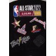 HBCU All Star Black With White Logo Biker Varsity Jacket HBCU All Star Black With White Logo Biker Varsity Jacket
