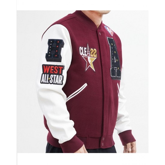 HBCU All Star East West Logo Varsity Jacket HBCU All Star East West Logo Varsity Jacket