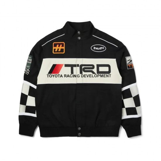 HUF x Toyota TRD Global Racing Black Jacket HUF x Toyota TRD Global Racing Black Jacket
