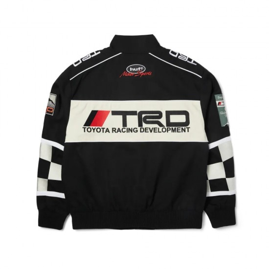 HUF x Toyota TRD Global Racing Black Jacket HUF x Toyota TRD Global Racing Black Jacket