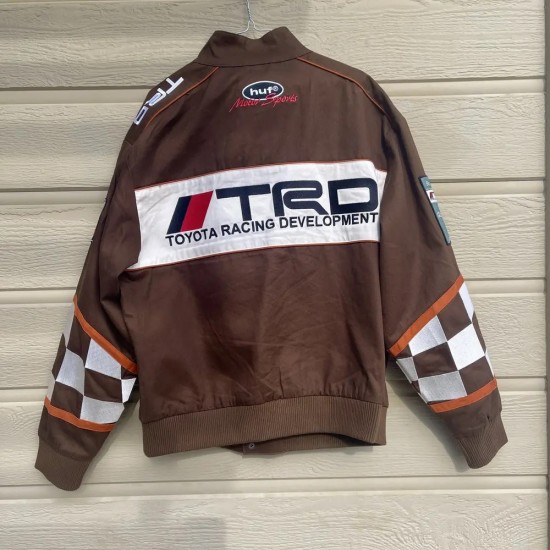 HUF x Toyota TRD Global Racing Brown Jacket