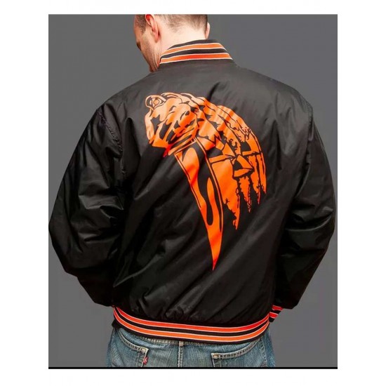 Halloween 78 Bomber Black Nylon Jacket Halloween 78 Bomber Black Nylon Jacket