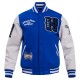 Hampton Pirates HBCU Royal & White Varsity Jacket