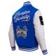 Hampton Pirates HBCU Royal & White Varsity Jacket