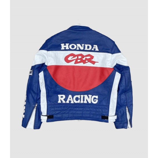 Handmade Honda CBR Racing Motorcycle Leather Jacket Handmade Honda CBR Racing Motorcycle Leather Jacket