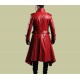 Handmade Men’s Red Leather Vampire Coat Handmade Men’s Red Leather Vampire Coat