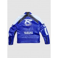 Handmade New Yamaha Racing Leather Motorcycle Jacket