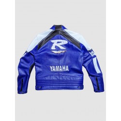 Handmade New Yamaha Racing Leather Motorcycle Jacket