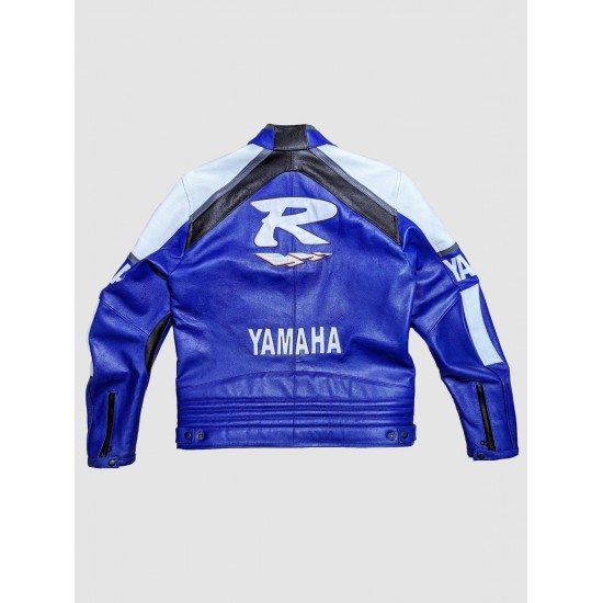 Handmade New Yamaha Racing Leather Motorcycle Jacket