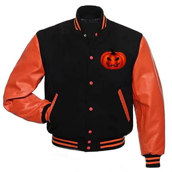 Happy Halloween Letterman Jacket Happy Halloween Letterman Jacket